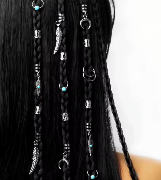 Bijoux perles bleues