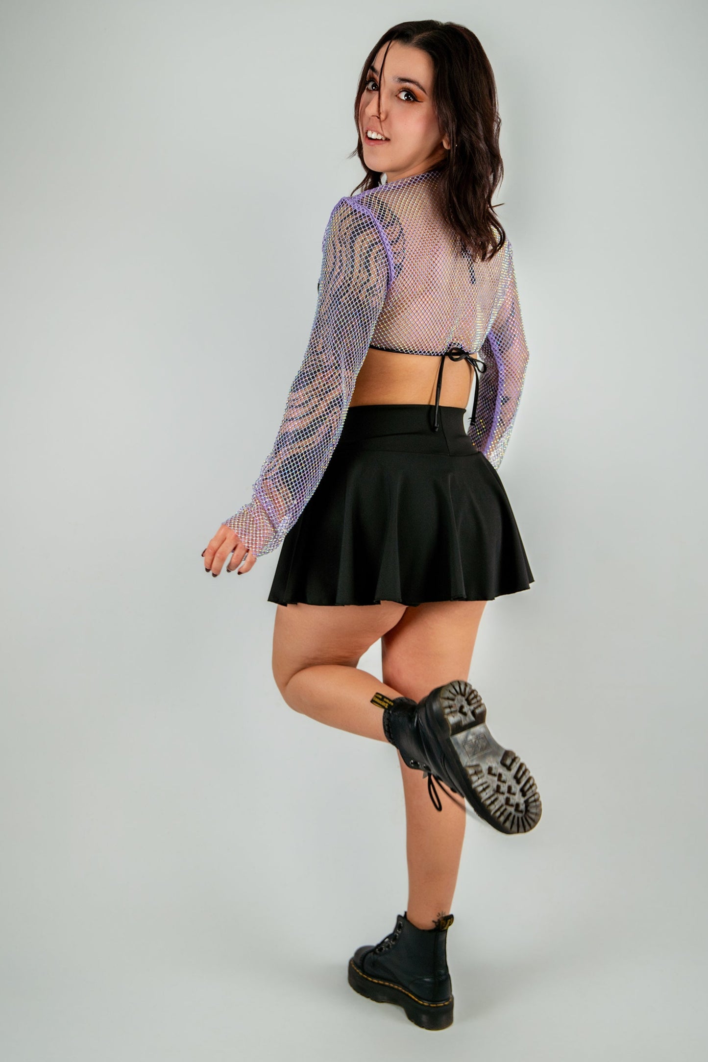 Neon N Short Skirt